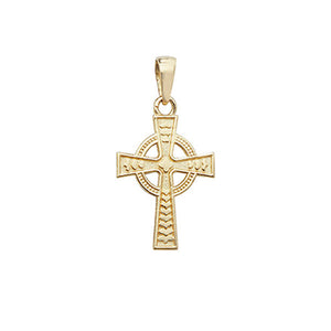 9ct Yellow Gold Fancy Celtic Cross Pendant SKU 1512072