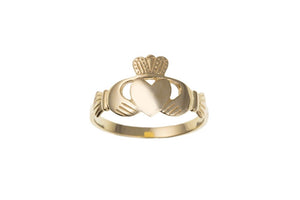 9ct Gold Ladies Claddagh Ring SKU 1535101
