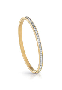 Guess Bangle, Gold Tone Steel, Stone Set SKU 3001480