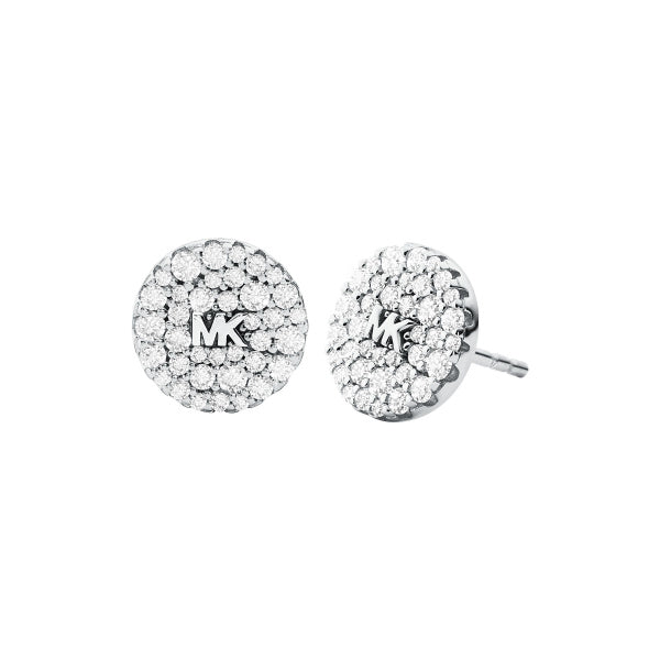 Michael Kors Earrings Sterling Silver, Pave CZ SKU 3010035