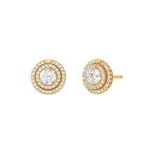Load image into Gallery viewer, Michael Kors Clear CZ Double Clear CZ Halo Stud Earrings SKU 3010049
