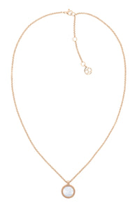 Tommy Hilfiger Iconic MOP Circle Necklace SKU 3016069