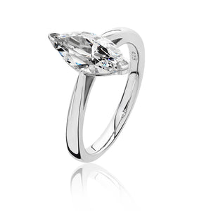 Sterling Silver Marquise CZ Ring SKU 3043084