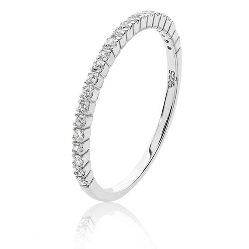 Sterling Silver CZ Wedding/Eternity Style Ring SKU 3043097