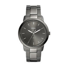 Load image into Gallery viewer, Fossil Gents Watch Gun Metal Stainless Steel Strap Grey Dial SKU 4002010

