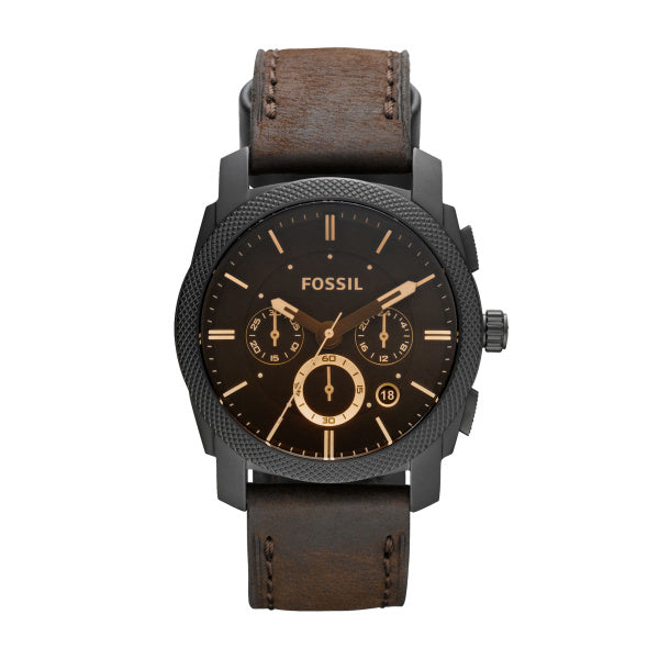 Black dial watches fossil best sale