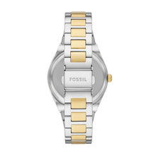 Load image into Gallery viewer, Ladies Fossil Watch Stainless steel silver &amp; gold 2 tone, silver tone dial SKU 4002304
