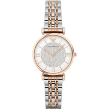 Load image into Gallery viewer, Armani Ladies Stainless Steel Silver &amp; Rose 2 Tone SKU 4005012
