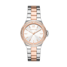 Load image into Gallery viewer, Michael Kors Watch 2 Tone Stainless Steel Strap, Silver Tone Dial SKU 4010078
