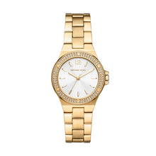 Load image into Gallery viewer, Michael Kors Ladies Stainless Steel Gold Tone Watch, Stone Set Case SKU 4010088

