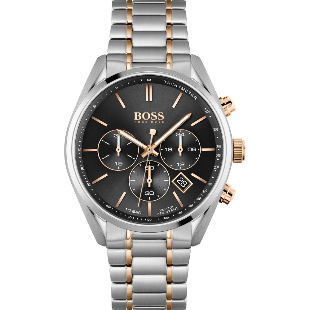 Silver and gold boss watch Clearance