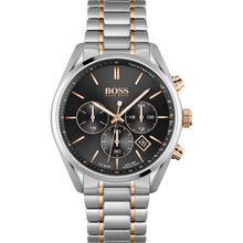 Load image into Gallery viewer, Gents Hugo Boss Watch Stainless Steel Silver &amp; Rose 2 Tone Strap and Dial SKU 4012064
