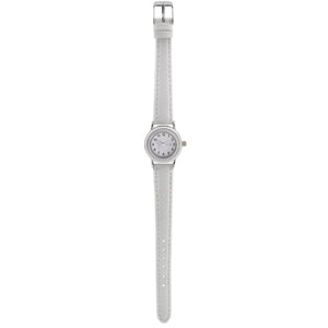 White Strap White Stainless Steel White Enamel Dial First Holy Communion Watch SKU 4017012