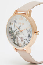 Load image into Gallery viewer, Ladies Lipsy Watch Nude Strap Floral Dial &amp; Bracelet Set SKU 4029134
