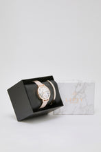 Load image into Gallery viewer, Ladies Lipsy Watch Nude Strap Floral Dial &amp; Bracelet Set SKU 4029134
