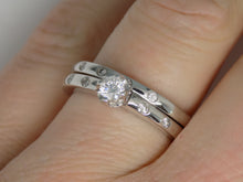 Load image into Gallery viewer, 18ct Round Brilliant Diamond Engagement and Wedding Ring Set 0.33ct SKU 8802101
