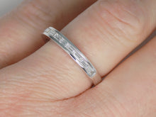 Load image into Gallery viewer, 18ct White Gold Channel Set Emerald Cut Diamonds Wedding/Eternity Ring 0.36ct SKU 8802134
