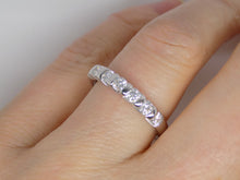 Load image into Gallery viewer, 18ct White Gold Round Brilliant Diamond Bridal Band 0.66ct SKU 8802019
