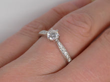 Load image into Gallery viewer, 18ct White Gold Round Brilliant Diamond Engagement Ring 0.50ct SKU 8802007
