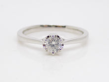 Load image into Gallery viewer, 18ct White Gold Round Brilliant Diamond Solitaire Engagement Ring 0.25ct SKU 8803001
