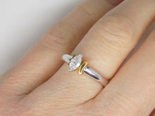 Load image into Gallery viewer, 18ct White Gold and Yellow Gold Marquise Diamond Engagement Ring 0.25ct SKU 8803043
