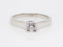 Load image into Gallery viewer, 18ct White Gold Round Brilliant Diamond Solitaire Engagement Ring 0.25ct SKU 8803005
