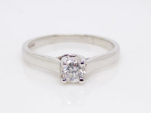 Load image into Gallery viewer, 18ct White Gold Round Brilliant Diamond Solitaire Engagement Ring 0.33ct SKU 8803116
