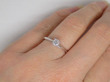 Load image into Gallery viewer, 18ct White Gold Round Brilliant Diamond Solitaire Engagement Ring 0.25ct SKU 8803008
