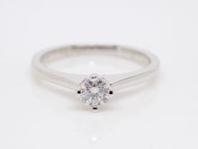 Load image into Gallery viewer, 18ct White Gold Round Brilliant Diamond Solitaire Engagement Ring 0.25ct SKU 8803051
