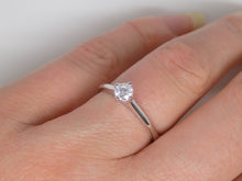 Load image into Gallery viewer, 18ct White Gold Round Brilliant Diamond Solitaire Engagement Ring 0.25ct SKU 8803051
