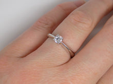 Load image into Gallery viewer, Platinum Round Brilliant Diamond Solitaire Engagement Ring 0.26ct SKU 8803204
