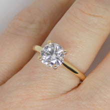 Load image into Gallery viewer, 18ct Yellow Gold Round Brilliant Lab Grown Solitaire Diamond Engagement Ring 1.52ct SKU 7707065
