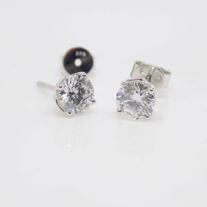 9ct White Gold Round Brilliant Lab Grown Diamond Stud Earrings 1.49ct SKU 7743807