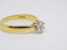 Load image into Gallery viewer, 18ct Yellow Gold Round Brilliant Diamond Solitaire Engagement Ring 0.50ct SKU 8803170
