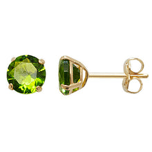 Load image into Gallery viewer, 9ct Yellow Gold Birthstone Earrings
