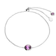 Load image into Gallery viewer, Sterling Silver Birthstone Bracelet SKU 0133061
