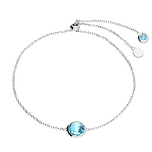 Load image into Gallery viewer, Sterling Silver Birthstone Bracelet SKU 0133061
