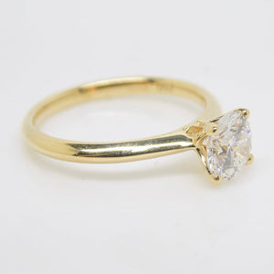 Aroca "Ardena" 18ct Yellow Gold Lab Grown Round Brilliant Diamond Solitaire Engagement Ring 1.01CT SKU 7707044