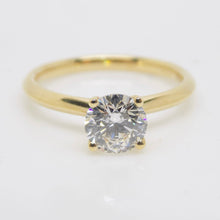 Load image into Gallery viewer, Aroca &quot;Ardena&quot; 18ct Yellow Gold Lab Grown Round Brilliant Diamond Solitaire Engagement Ring 1.01CT SKU 7707044
