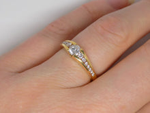 Load image into Gallery viewer, 18ct Yellow Gold Round Brilliant Channel Set Diamonds Engagement Ring 0.50ct SKU 8802013
