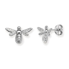 Load image into Gallery viewer, Sterling Silver Bee Pendant &amp; Earrings Set SKU 0501078
