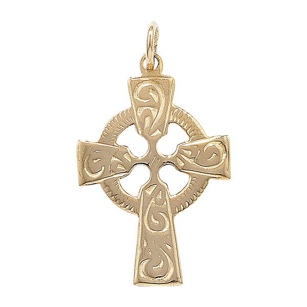 9ct Gold Celtic Cross SKU 1511013