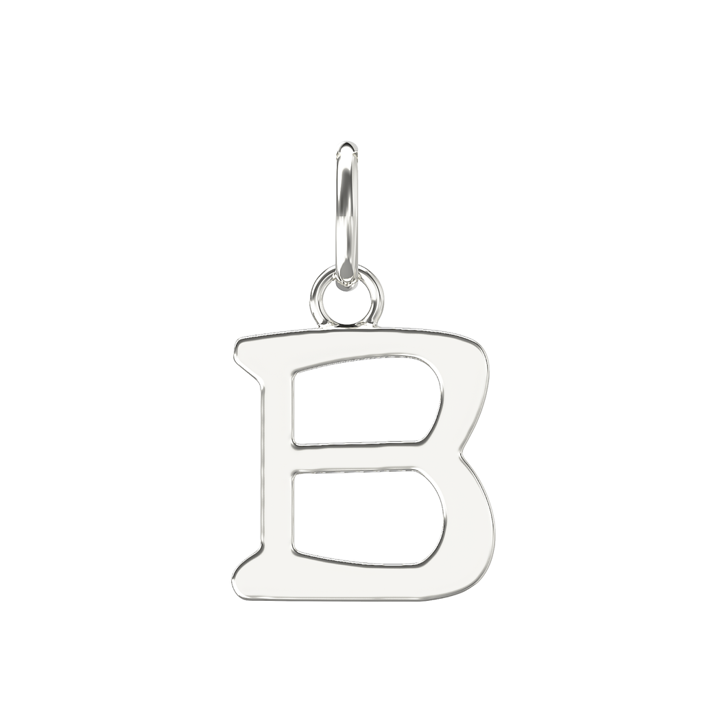 Sterling Silver Initial Pendant