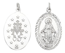 Load image into Gallery viewer, Sterling Silver Miraculous Medal SKU 0111020
